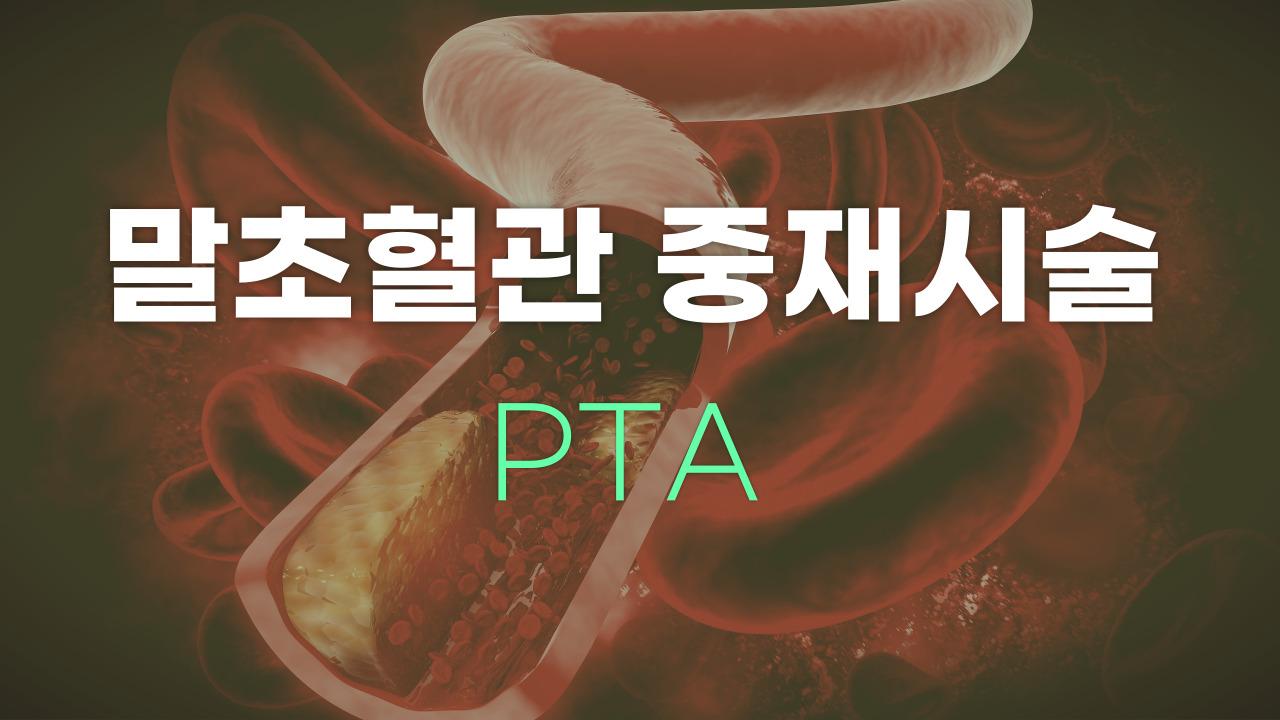 말초혈관 중재시술(PTA)